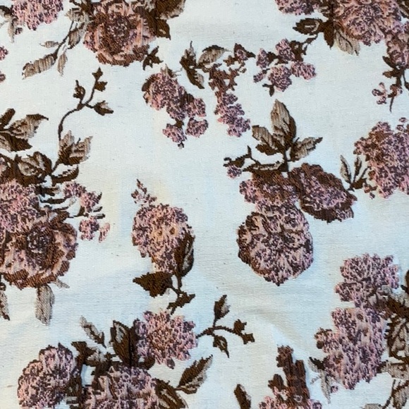 Anthropologie En Saison My World Blush Pink Floral Print Jacquard Mini D… - Picture 7 of 10
